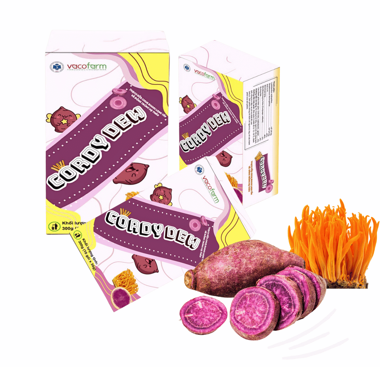 Thạch sữa chua sinh học CordyDew Probiotics